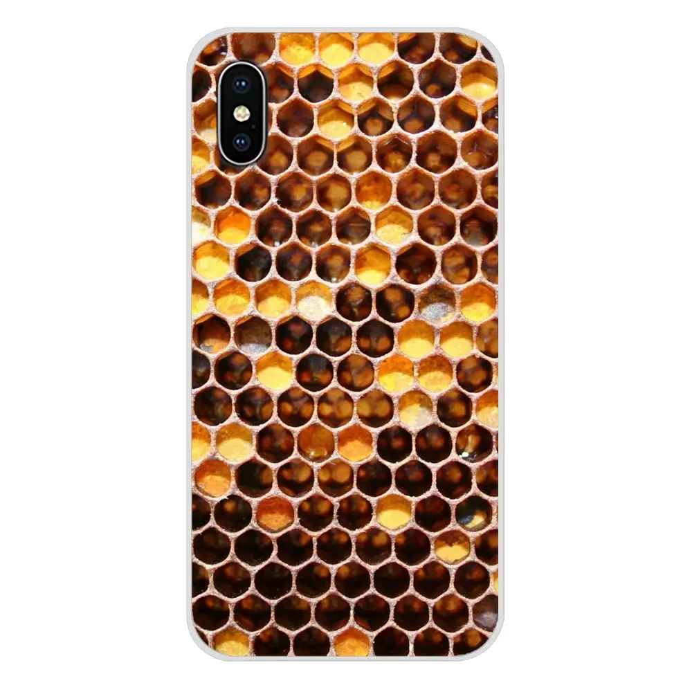 Аксессуары чехлы для телефонов Samsung Galaxy S2 S3 S4 S5 Mini S6 S7 Edge S8 S9 S10E Lite Plus honeycomb bee |