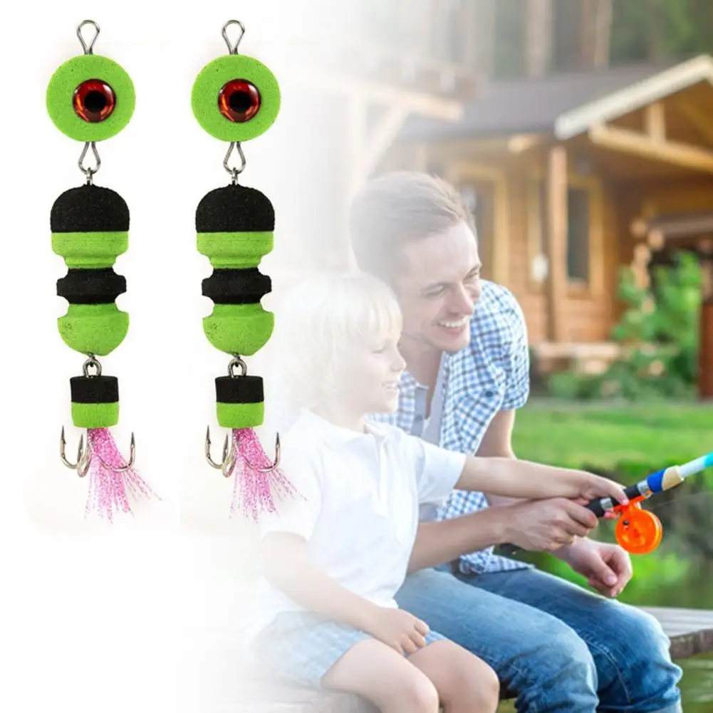 2 шт. приманка большой глаз из высокоуглеродистой стали привлекательная острые