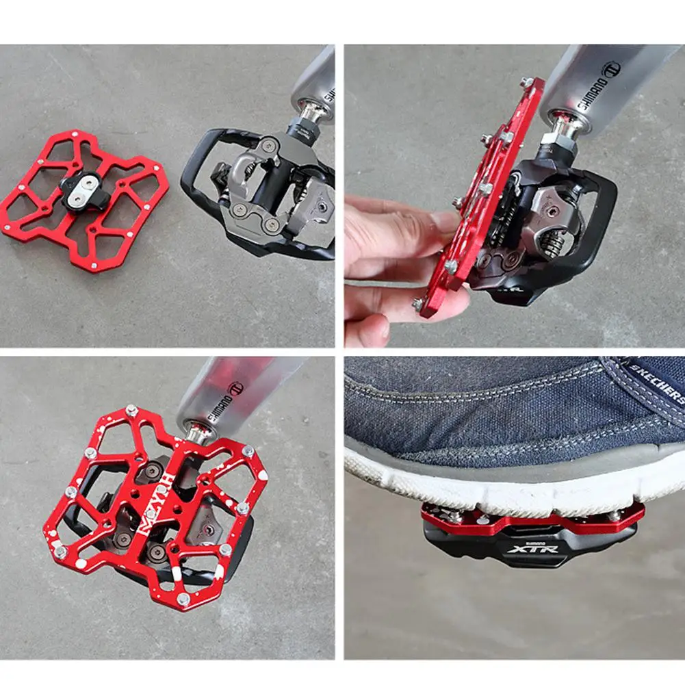 GloryStar пара из алюминиевого сплава MTB горный велосипед педали платформы адаптеры