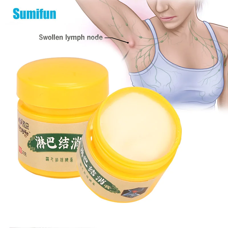 

1Pcs 20g Lymphatic Cream Armpit Neck Lymph Gland Nodes Thyroid Swelling Treatment Ointment Pain Relief Herbal Medical Plaster