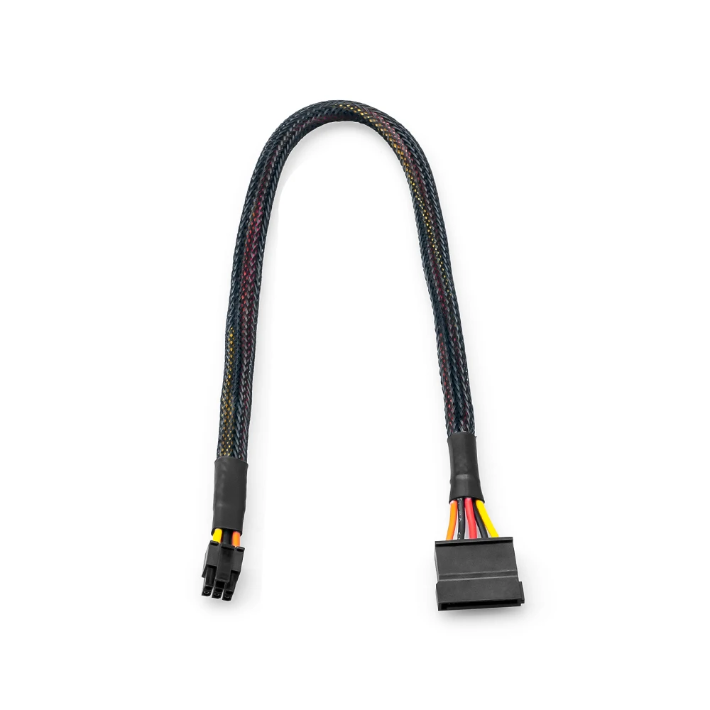 Маленький Кабель питания SATA 6 контактов до 15 компьютерный жесткий диск SSD кабель