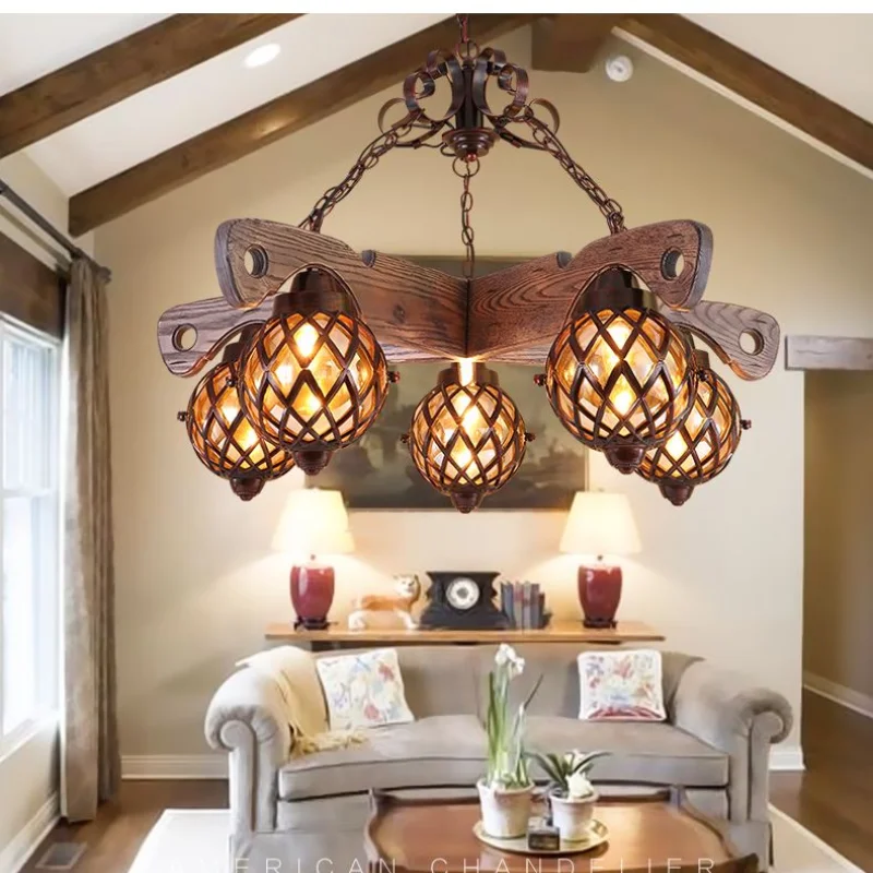 Светодиодная креативная индивидуальная люстра в американском стиле для