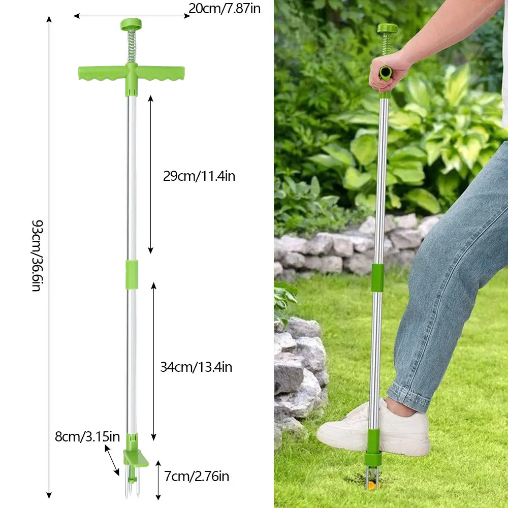

Stand-Up Weeder Garden Tools Weed Puller Twister Claw Weed Grass Remover Manual Weeder Weeding Root Killer Garden Hand Tool