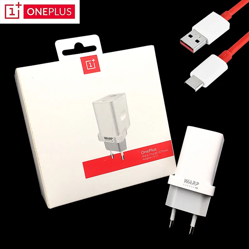 Оригинальное зарядное устройство OnePlus 7T pro 30 Вт с деформацией для ЕС/США 5 В/6 А 6