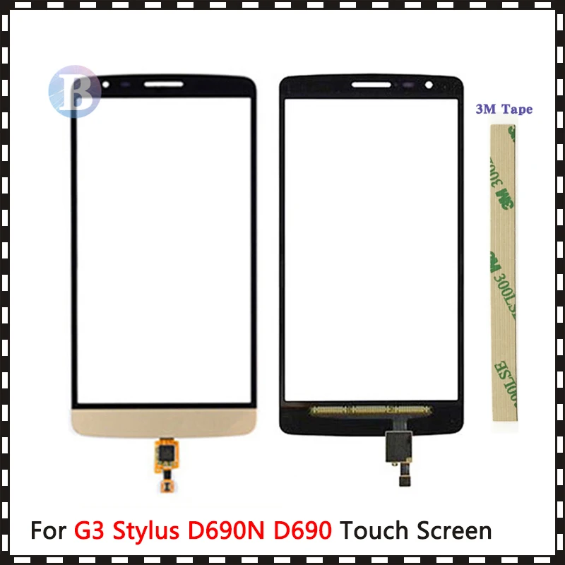 Сменный сенсорный экран 5 дюйма для LG G3 Stylus D690N D690 дигитайзер сенсорного экрана