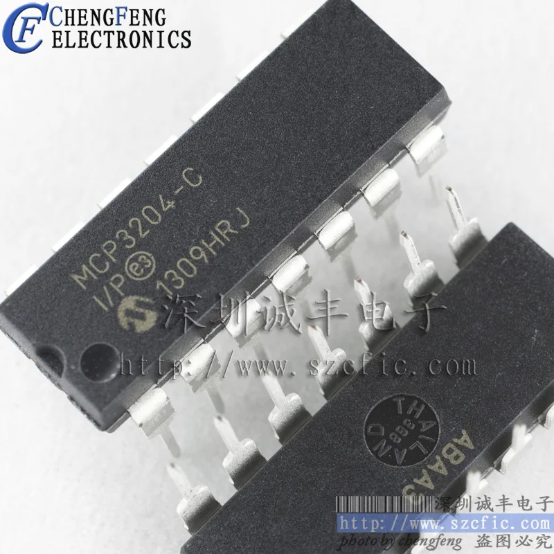 5 штук MCP3204-CI/P DIP ADC | Переключатели и реле