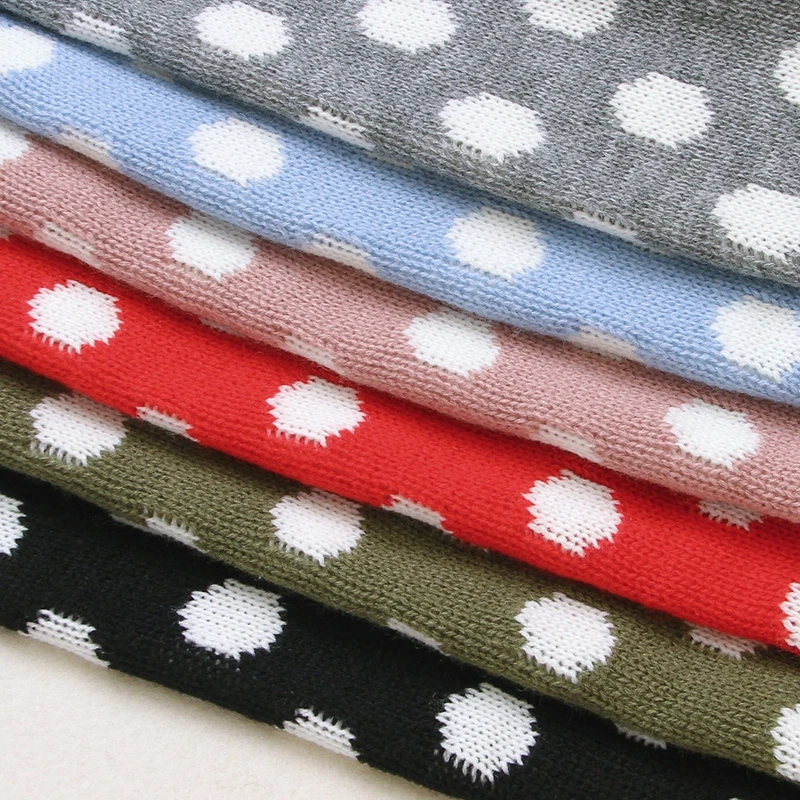 

Newborn Baby Jumpsuit Boy Girl Romper Autumn Winter Dot Sweater Knitted Warm Outfits Long Sleeve Button New Boys Girls Clothes