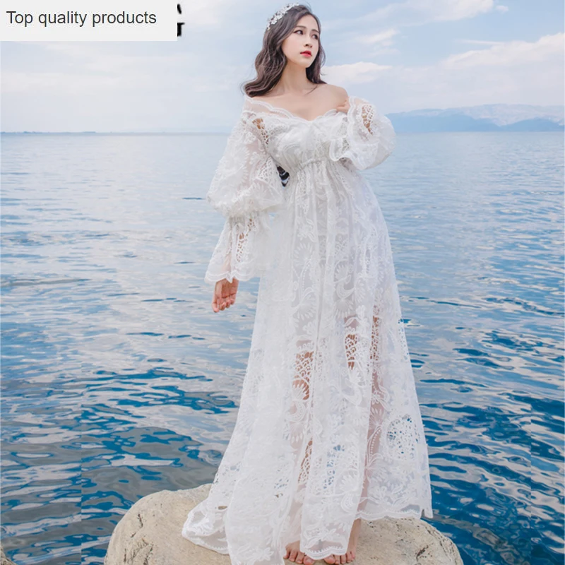 Женское элегантное Кружевное белое летнее платье в винтажном стиле сексуальные