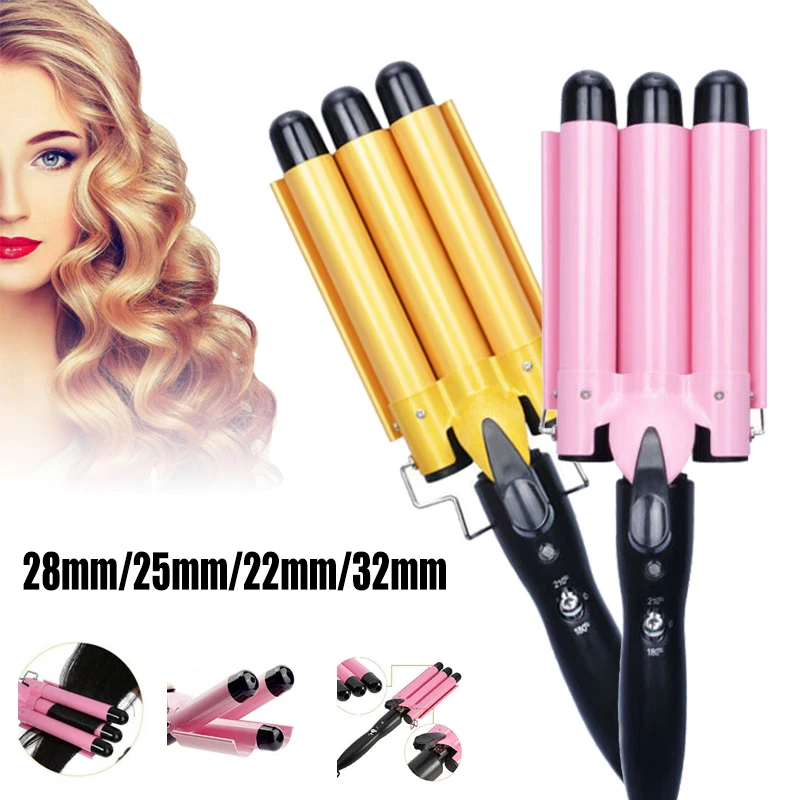 

Professional Hair Curling Iron Ceramic Triple Barrel Hair Curler Irons Hair Wave Waver Styling Tools Hair Styler Wand