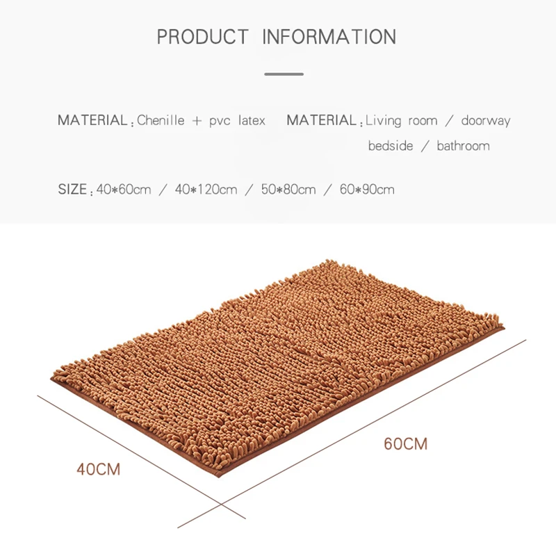 

Anti-slip Bath Mat Soft Water Absorption Bath Mat Microfiber Bath Pad Thicken Comfortable Carpets Bedroom Bathroom Bathtub Rugs