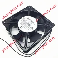 welguang yjf12038hb 2n ac 240v 0 13a 120x120x38mm 2 wire server cooling fan