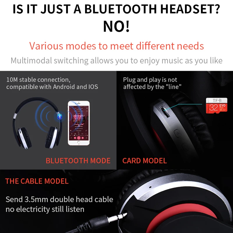Bluetooth наушники 5 0 беспроводные гарнитура проводные свободные руки с микрофоном