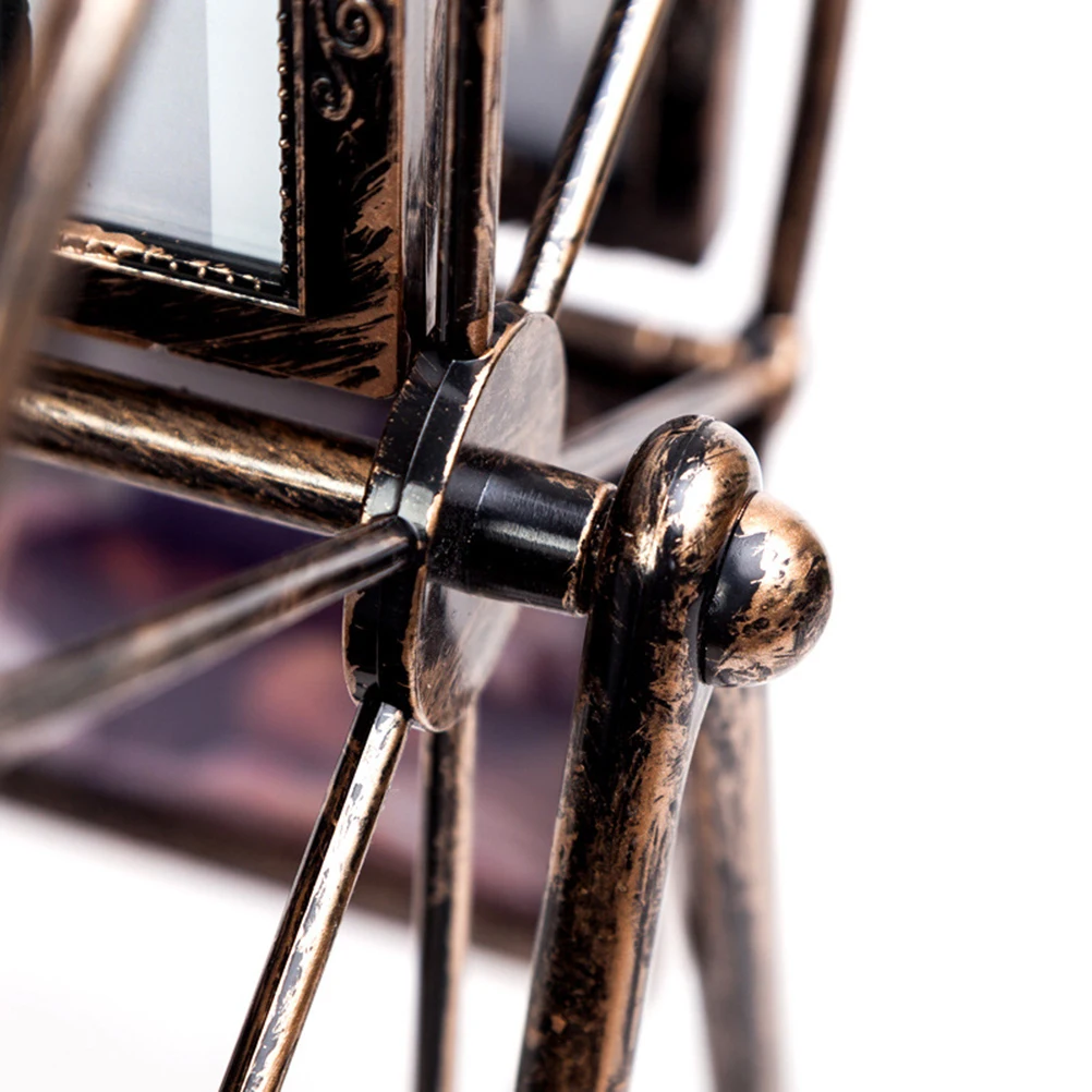 

Vintage Family Photo Frame Ferris Wheel Rotatable Photo Frame Home Decor Gift