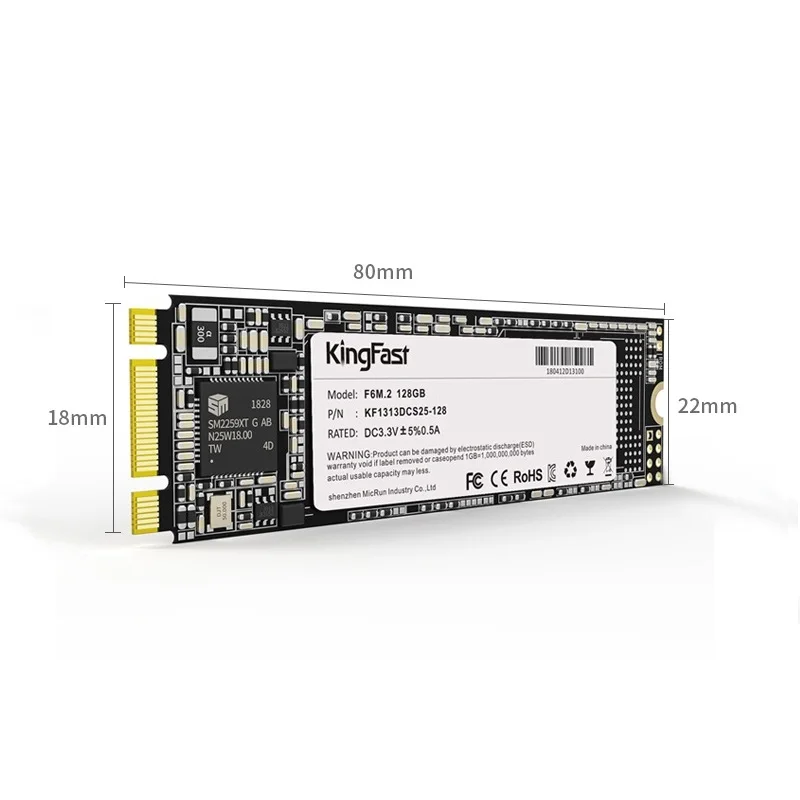 Внутренний жесткий диск KingFast SSD M2 SATA 128 ГБ 256 512 ТБ 500 Гб 1 M.2 NGFF 2280 HDD для настольных ПК