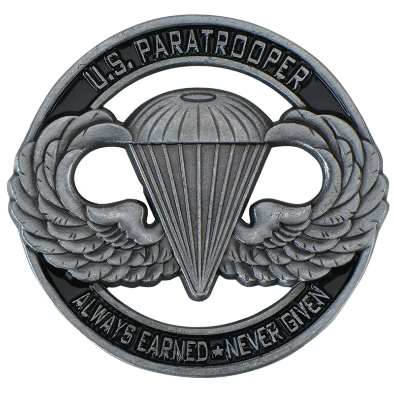 WR США парашютный солдат испытание монета Декор для дома Соединенные Штаты