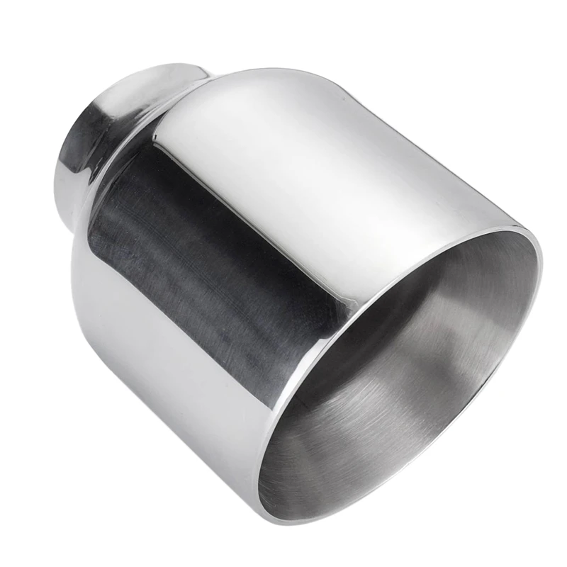 60 мм-100 мм Универсальная задняя труба выхлопная из нержавеющей стали глушитель
