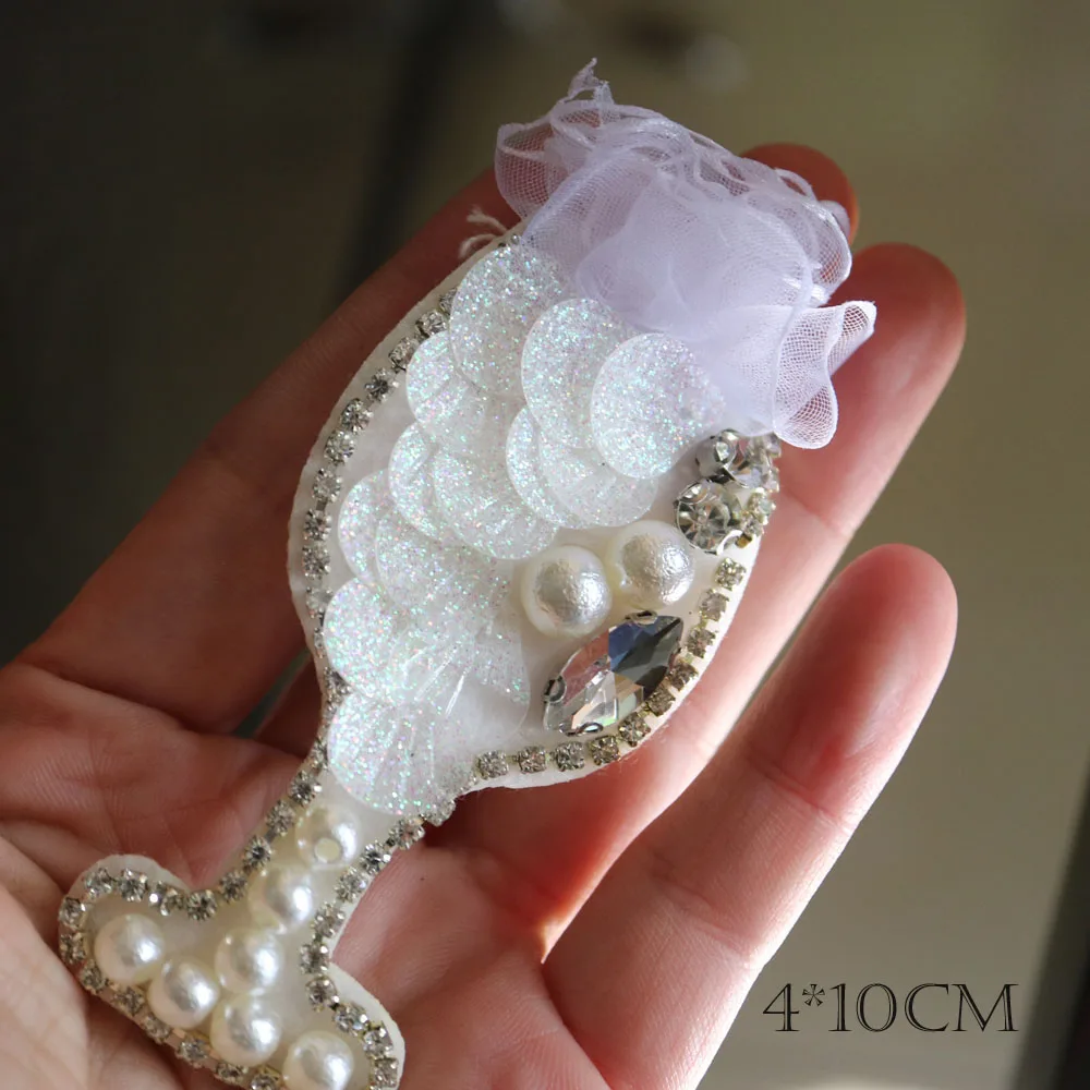 Модные нашивки стразы бусины для одежды вышивка блестками фотоаппликация