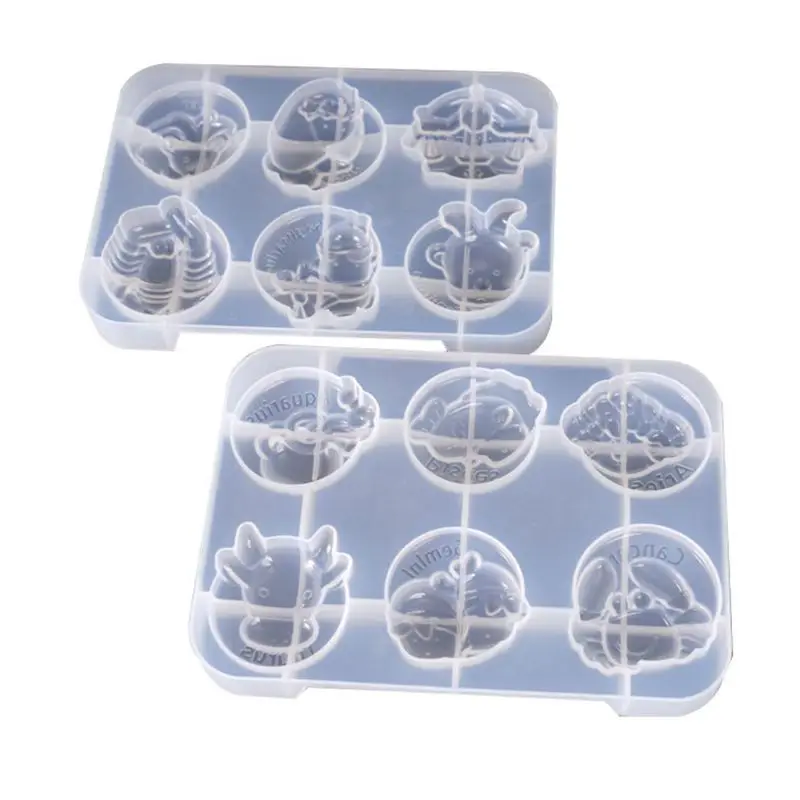 Силиконовая форма с разными созвездиями для изготовления ювелирных изделий