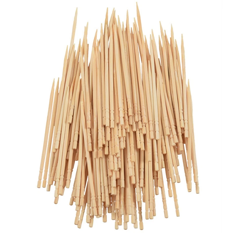 Бамбуковые зубочистки для приготовления коктейлей Фруктовые палочки длиной 6 4