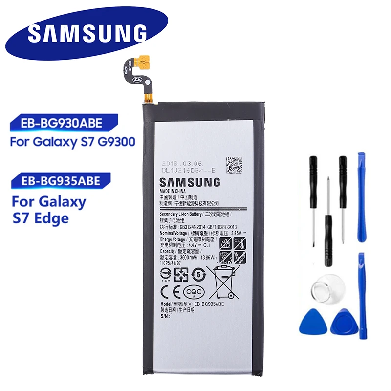 Оригинальная Аккумуляторная батарея Samsung для Galaxy S7 G9300 G930F G930A G9308 - купить по