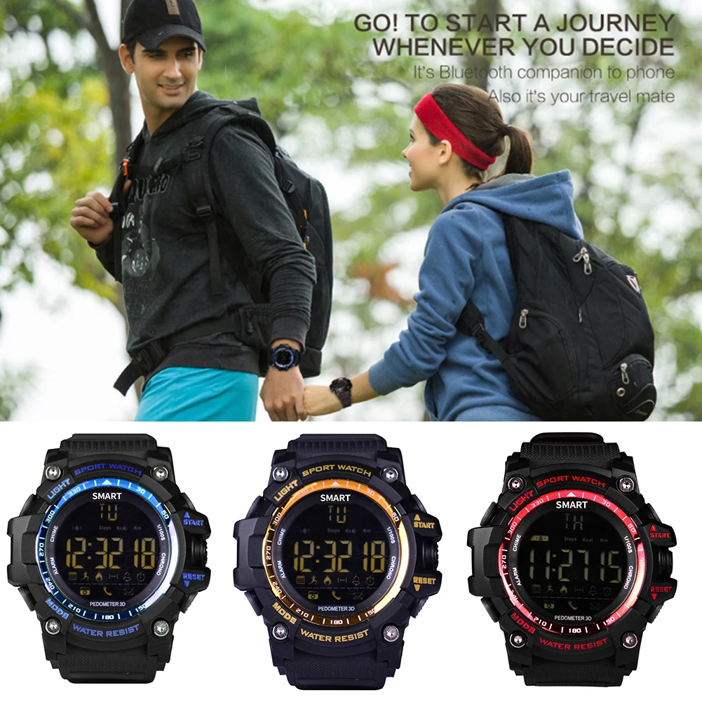 Смарт-часы EX16 мужские водонепроницаемые с пульсометром и уведомлением о звонках