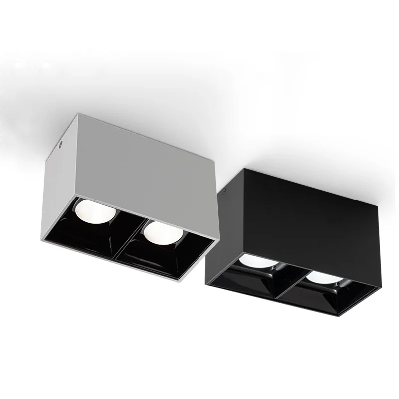 Квадратный светодиодный потолочный светильник с поверхностным креплением 20 Вт 24