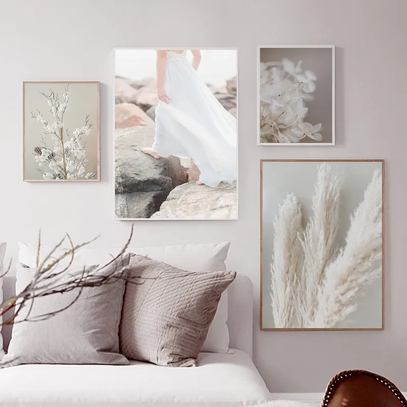 Картина на холсте минималистичные настенные плакаты в скандинавском стиле