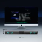 Беспроводная RGB bluetooth Колонка 2021, звуковая панель для ТВ, компьютера, эхо, настенный домашний кинотеатр, сабвуфер, полоса с объемным звуком с TF-картой и AUX