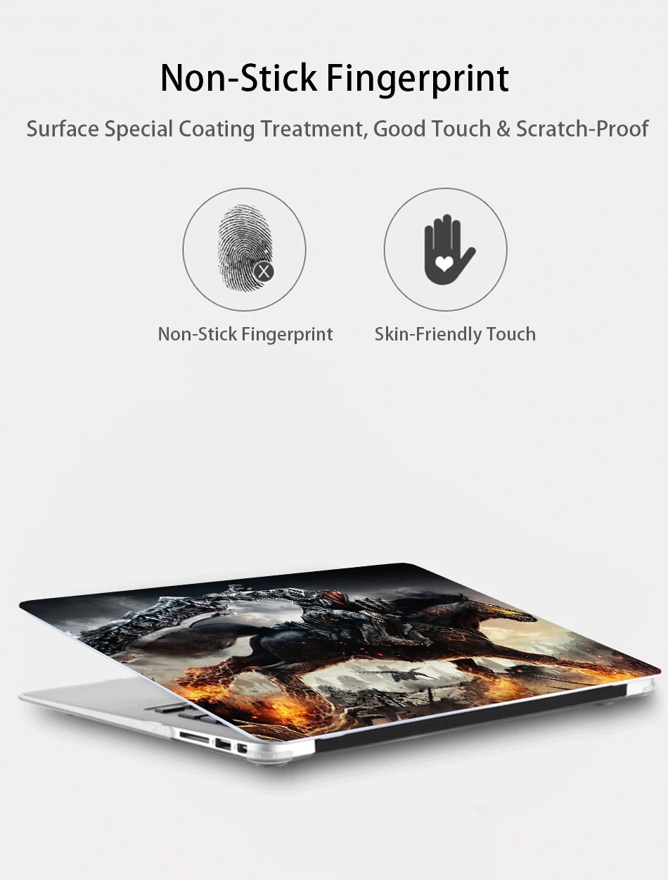 MTT чехол с принтом для Apple Macbook Pro retina 13 15 с сенсорной панелью для ноутбука mac book air 11 13,3 Новинка 12 дюймов жесткий чехол