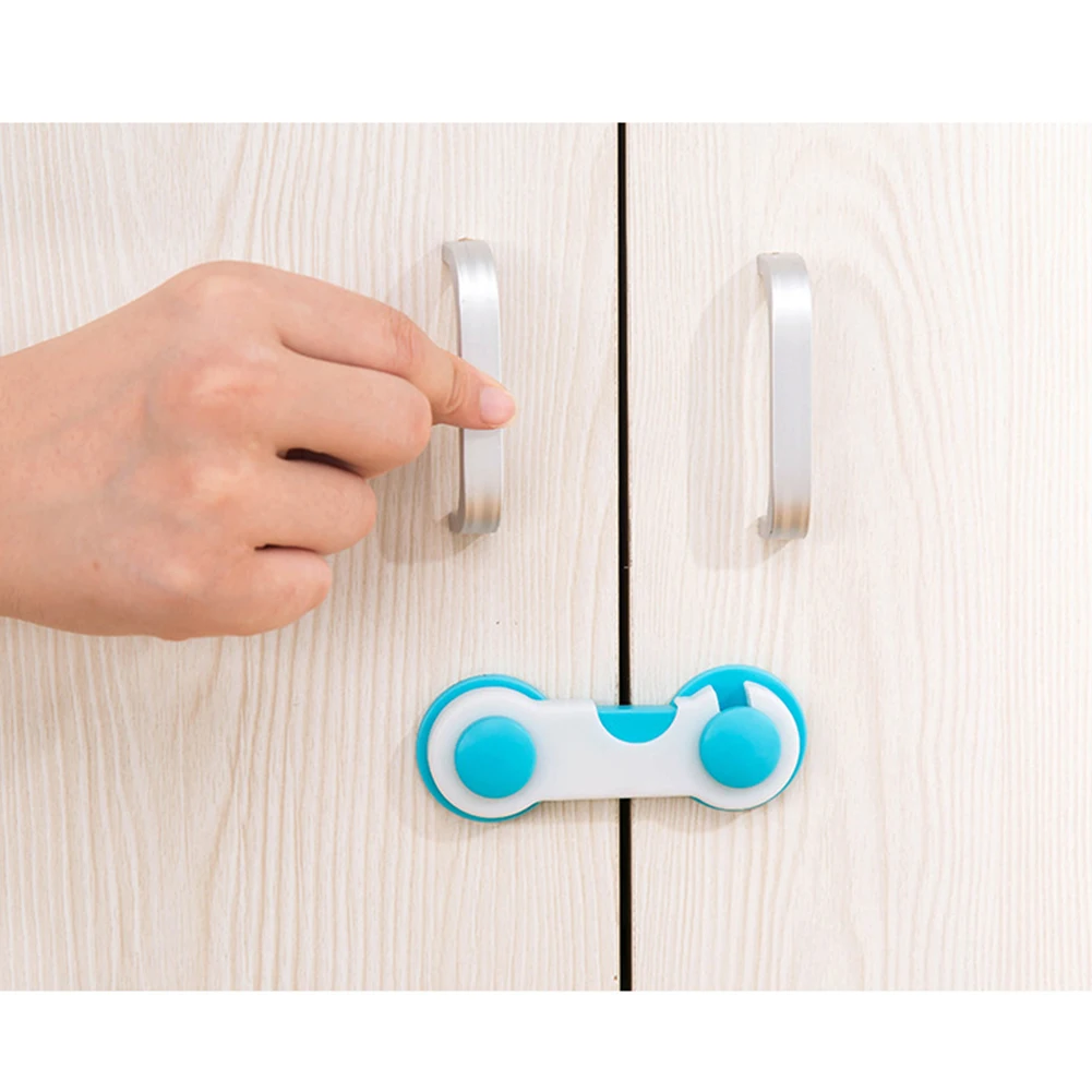 

12 Pcs Child Baby Safety Lock Children Cabinet Drawer Door Fridge Blockers Plastic Lock For Kids Safety Safety Lock Dropship
