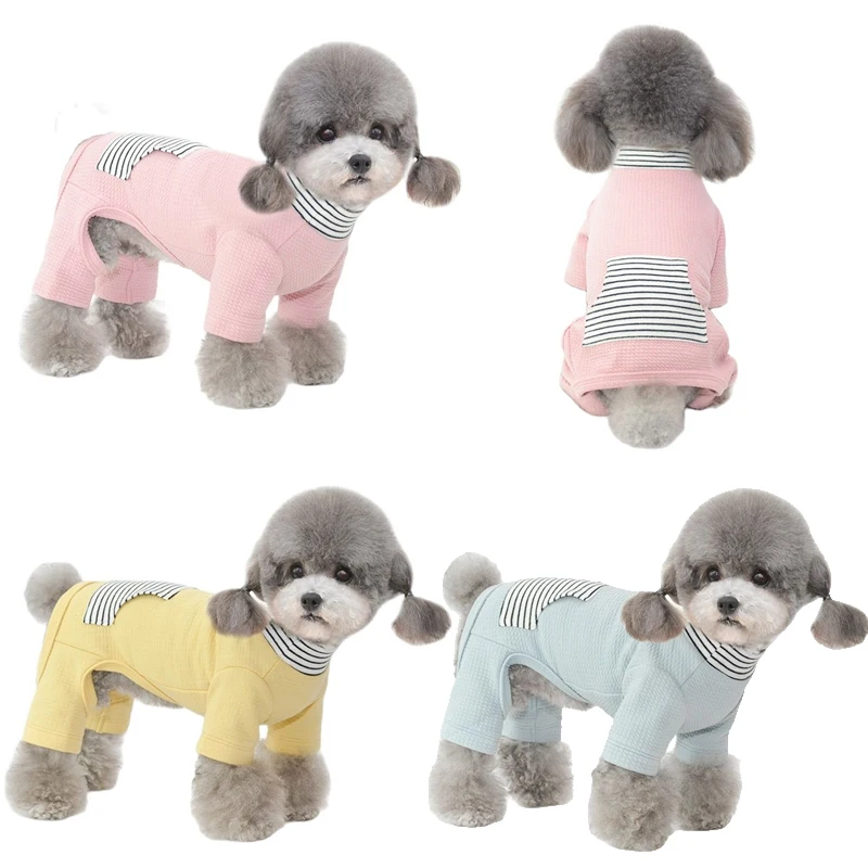 

Small Dog Pajamas Jumpsuit Overalls Yorkshire Pomeranian Shih Tzu Maltese Poodle Bichon Schnauzer Dog Clothes Puppy Pet Clothing