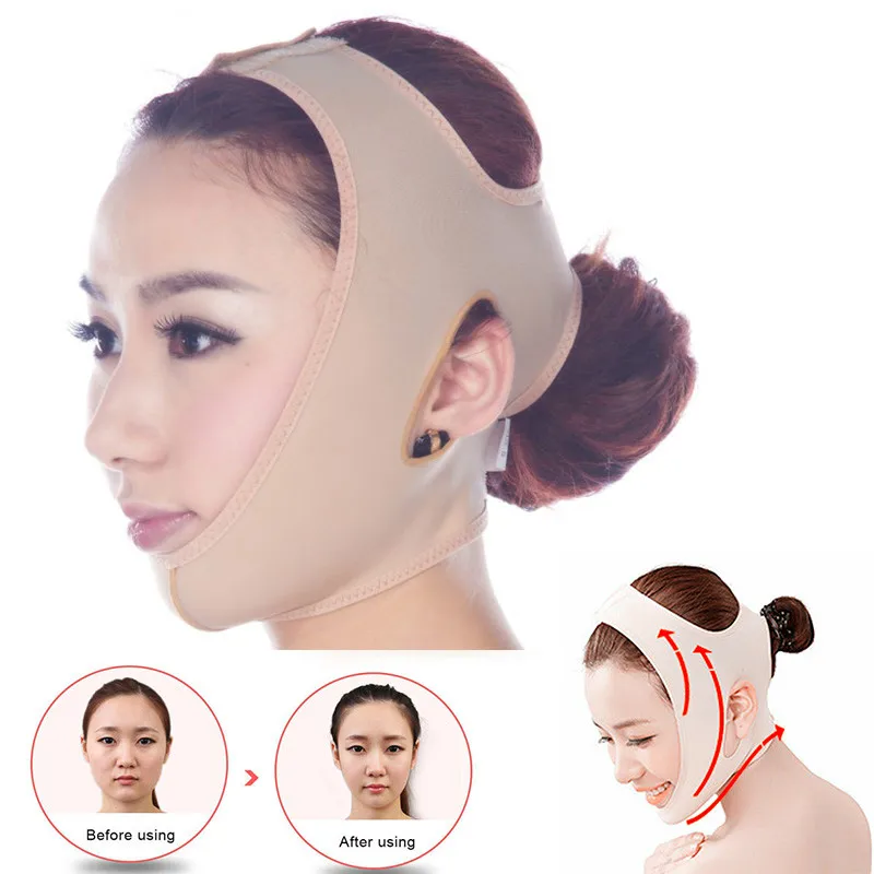 Тонкая маска для лица похудения бандаж ухода за кожей форма ремня и подтяжки