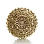 12 шт. Роскошная золотая Серебряная павлиновая коробка для конфет круглая сумочка с сокровищами Коробка для свадебной вечеринки