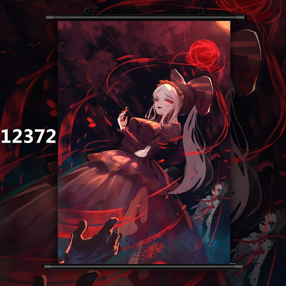 Overlord Shalltear кровавый Аниме Манга HD Печать настенный плакат свиток | Дом и сад