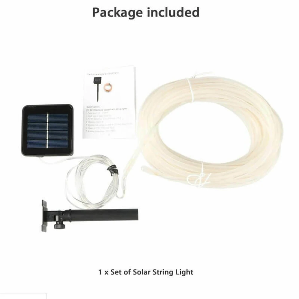 100 светодиодные гирлянды сказочные Рождественские огни уличная