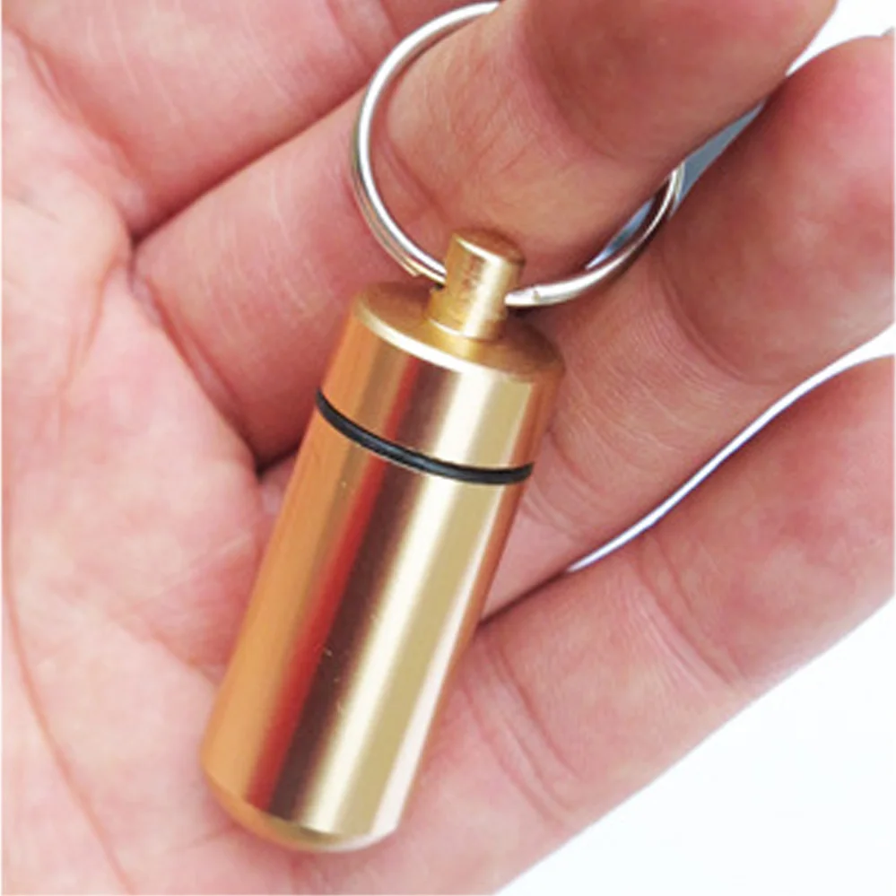 Новинка Высокое качество портативный водонепроницаемый мини синий алюминиевый