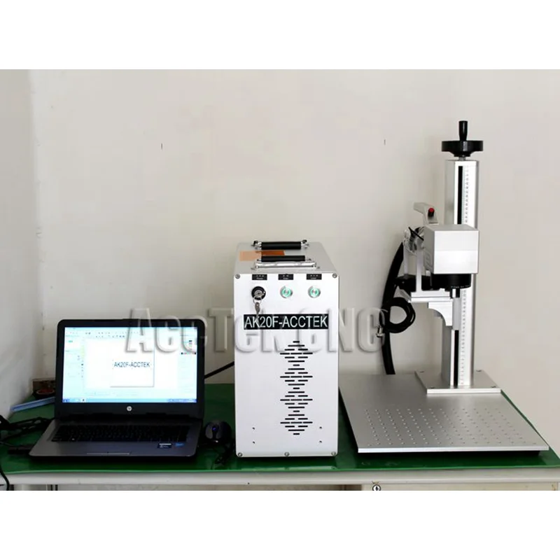 20 Вт/30 Вт/50 Вт/100 Вт белый/черный/цветной волоконный лазерный маркировочный станок