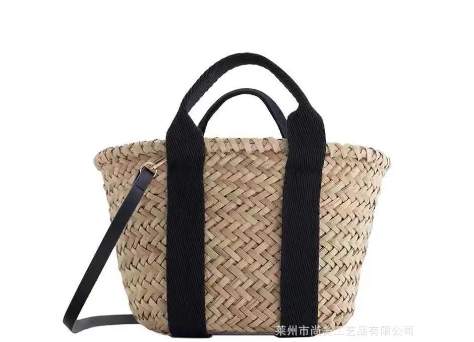 

NEW VLadies Vintage Straw Weave Bags For Women 2021 Fashion Branded Crossbody Shoulder Bag Lady Trend Handbags and Purses