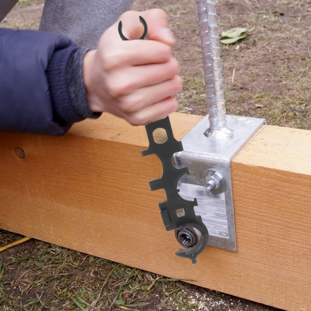 

1 Pc AR15/M4 Nut Spanner Convenient Outdoor Wrench Wrench (Black)