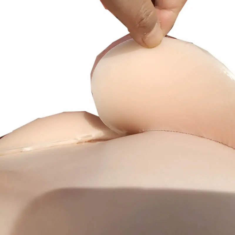 

Calf Correction Silicone Pad Skin Color Re-used Sticky Insert Pad To Compensate for Calf Defects Reusable Lift Up Invisible