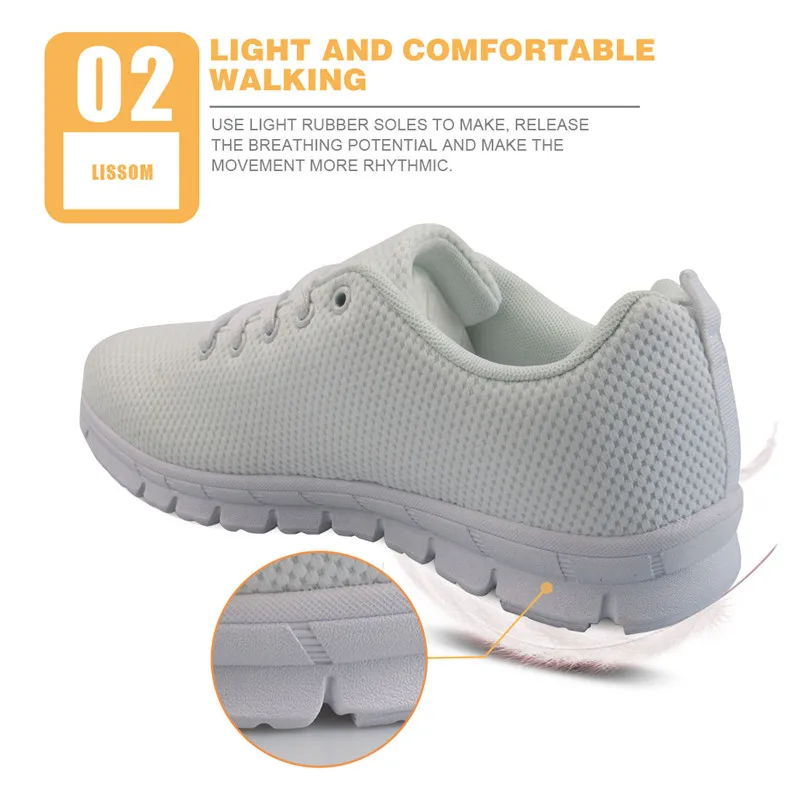 2023 Fashion Women's Nurse Sneakers Breathable Autumn Flat Shoes for Female Design Casual Lace up Walk Shoes Lightweight Zapatos