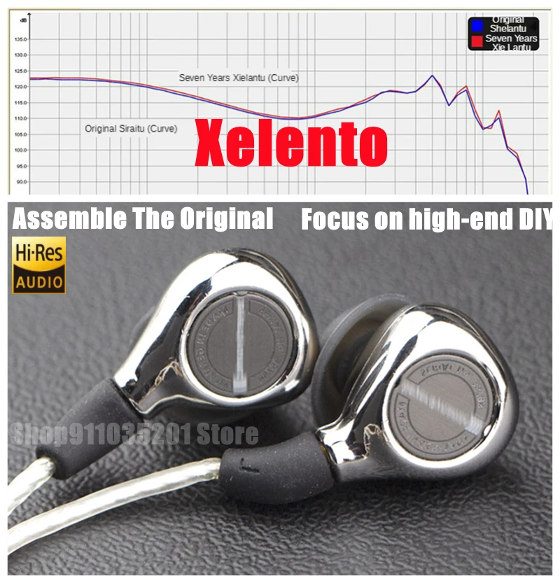 

Наушники Xelento с динамической частотой, Hi-Fi катушка Тесла, смешанные наушники, Hi-Fi «сделай сам», Внутриканальные наушники (99% оригинальное кач...