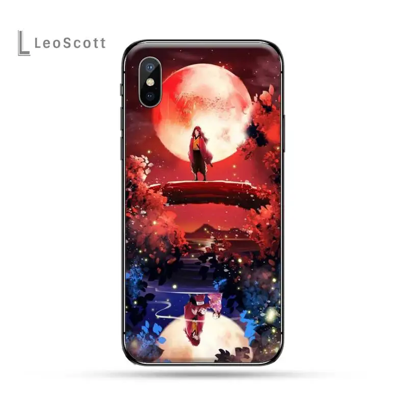 Demon slayer The Blade of Ghost Destruction мягкий черный чехол для телефона iphone 5 5s 5c se 6 6s 7 8 plus x xs xr 11