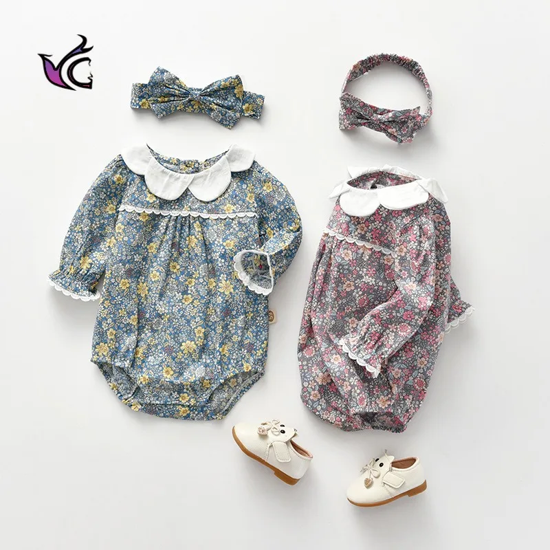 

Брендовая детская одежда Yg, дышащий Повседневный Цельный Детский костюм с цветочным рисунком, новая хлопковая треугольная юбка принцессы н...