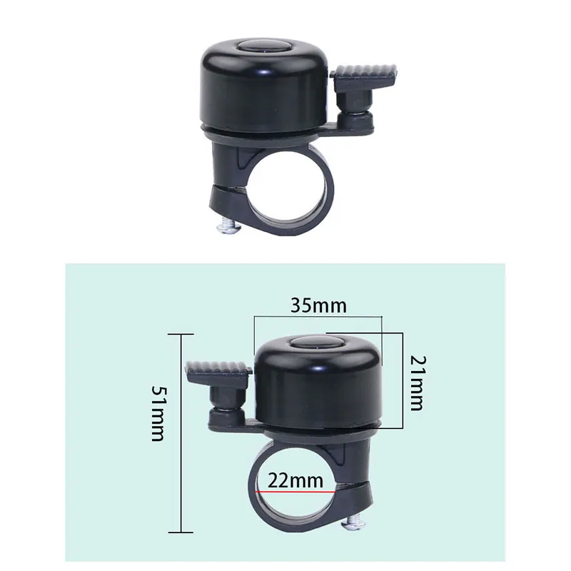 

Bicycle Bell Alloy Mountain Road Bike Horn Sound Alarm For Safety Cycling Handlebar Metal Ring Bicycle Bell Bike Accessories