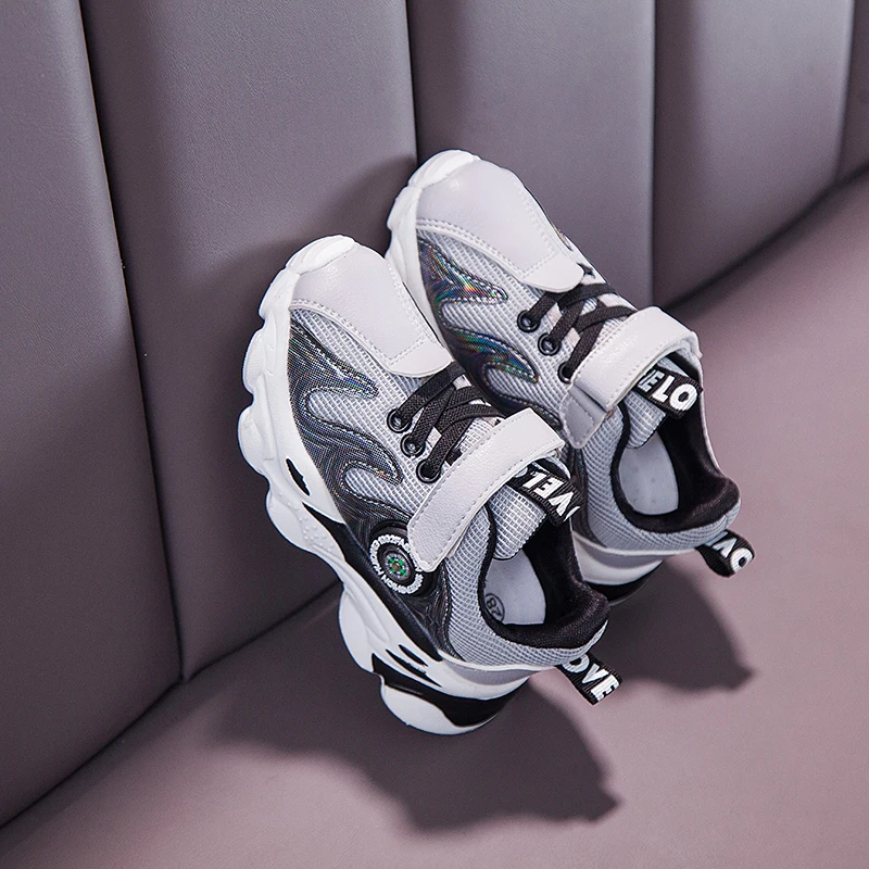 Детские кроссовки повседневные ботинки для мальчиков и девочек светильник бега