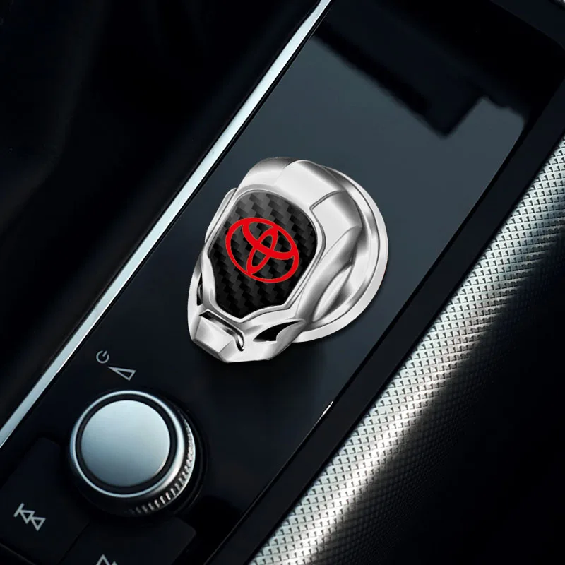 Одна шт. Декоративная крышка кнопки запуска двигателя автомобиля для Toyota Prado Avensis Corolla Verso Sienna Yaris Prius Rav4.