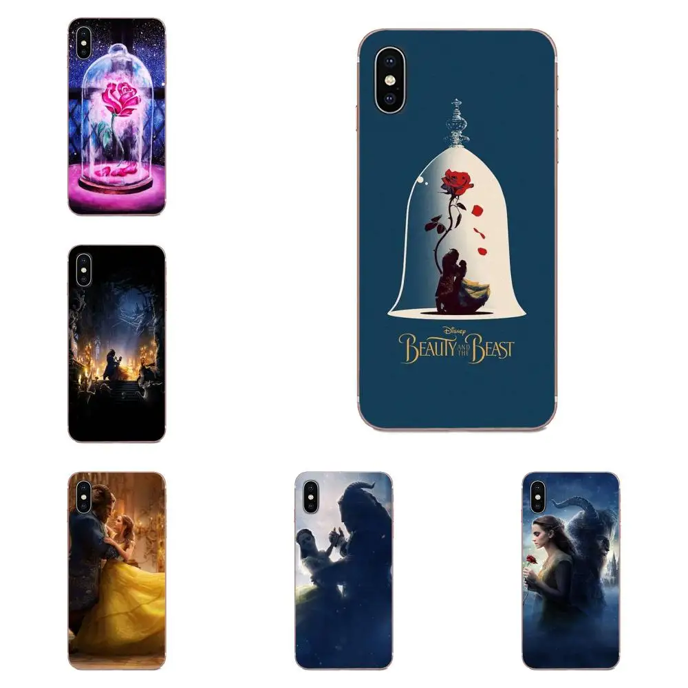 Красота девушка и зверь принцессы с узором из роз для htc Desire 530 626 628 630 816 820 830 один A9