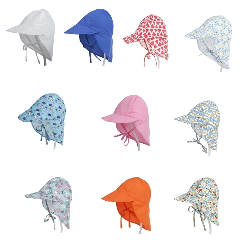 

Unisex Baby Girls Boys Sun Multicolor Sun Protection Hat Mesh Liner