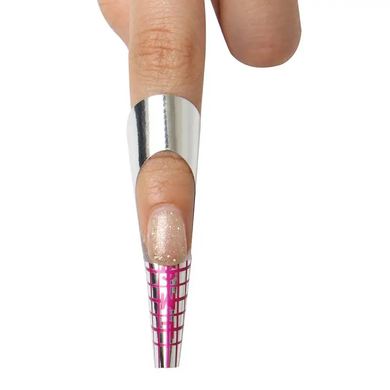 100 шт./компл. бумажный держатель для ногтей Vomen French ногтевой фототерапии